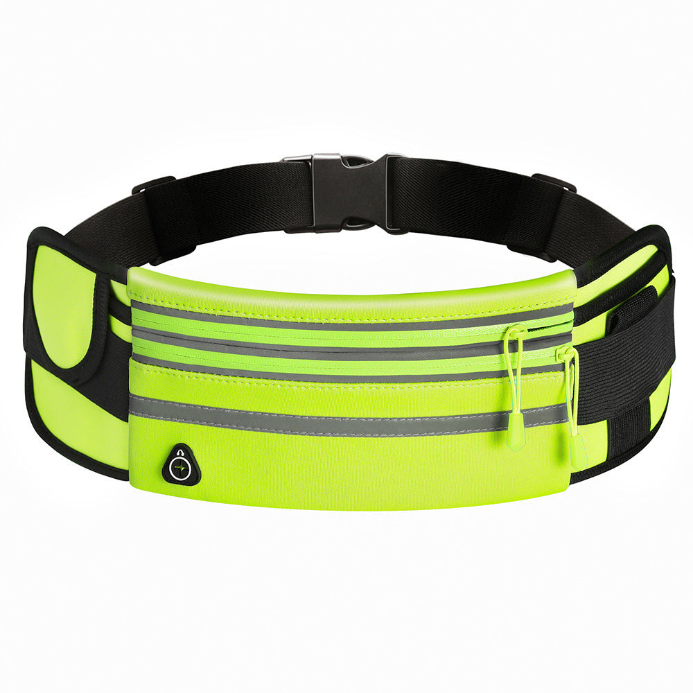Waterproof Double Zippers Waist Bag