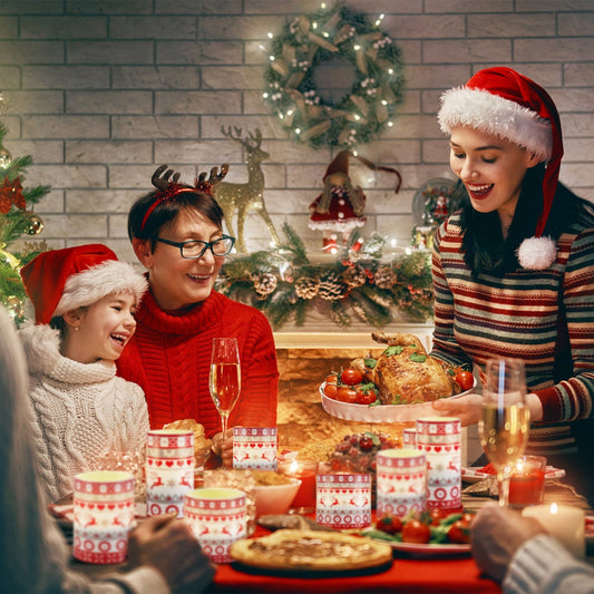 3er-Pack Weihnachts-LED-Kerzen ohne Flamme Hirsch-Flackerkerzen Lichter Säulenkerzen mit 3 Beleuchtungsmodi Timer-Fernbedienung