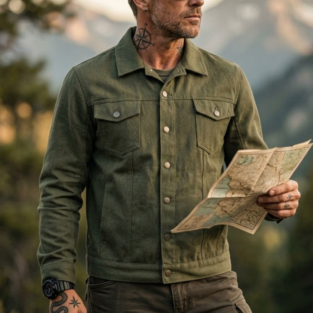 Mens Stylish Casual Slim-fit Jacket