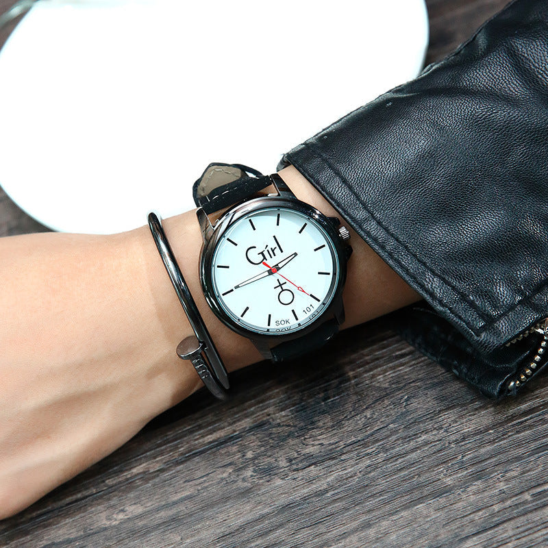 Fashionable Harajuku-style Retro Couples Watches
