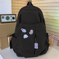 New Girls' Simple Solid Color Backpack