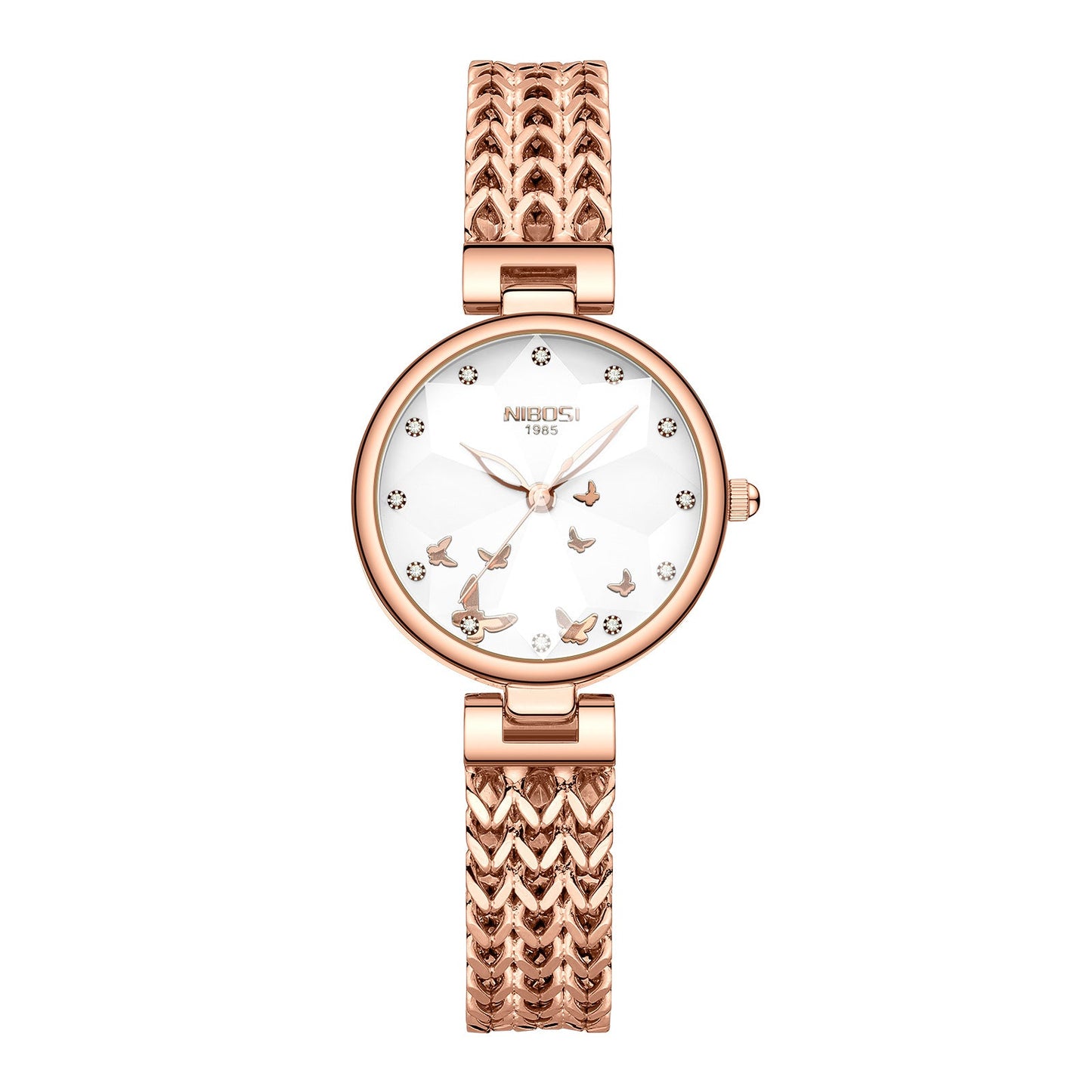 New Stylish Niche Womens Waterproof Watch With A Steel Band