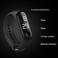 Pedometer Vibration Alarm Waterproof Smartwatch