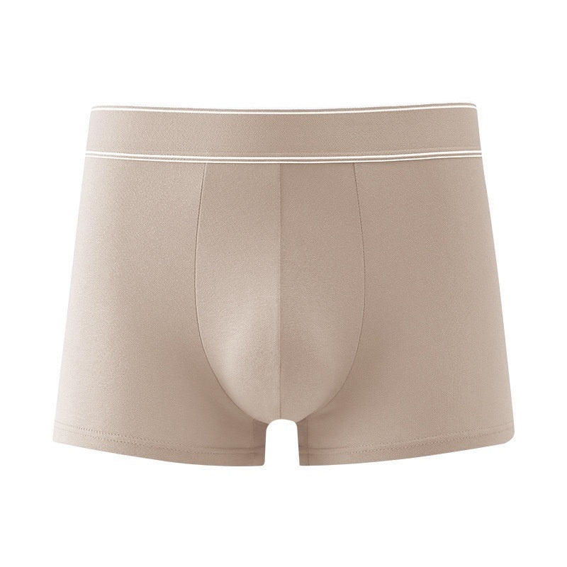 Mens Cotton Boxer Briefs, Simple And Elegant, With Graphene Antibacterial Properties