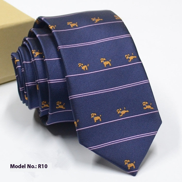Fashion Exquisite Jacquard Tie Wedding Groom