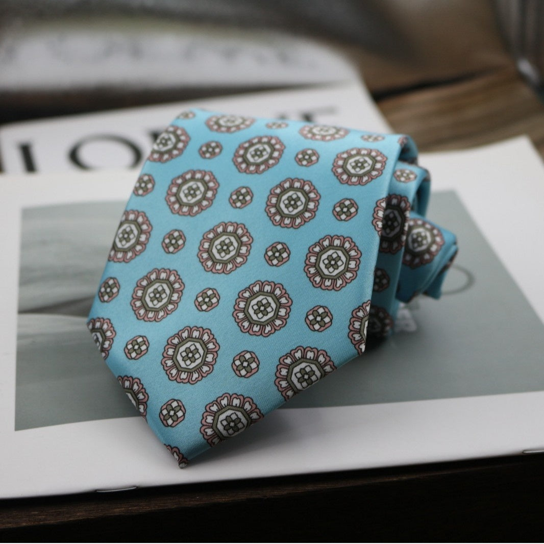 9cm Business Formal Wide-width Tie, Mens Vintage Style