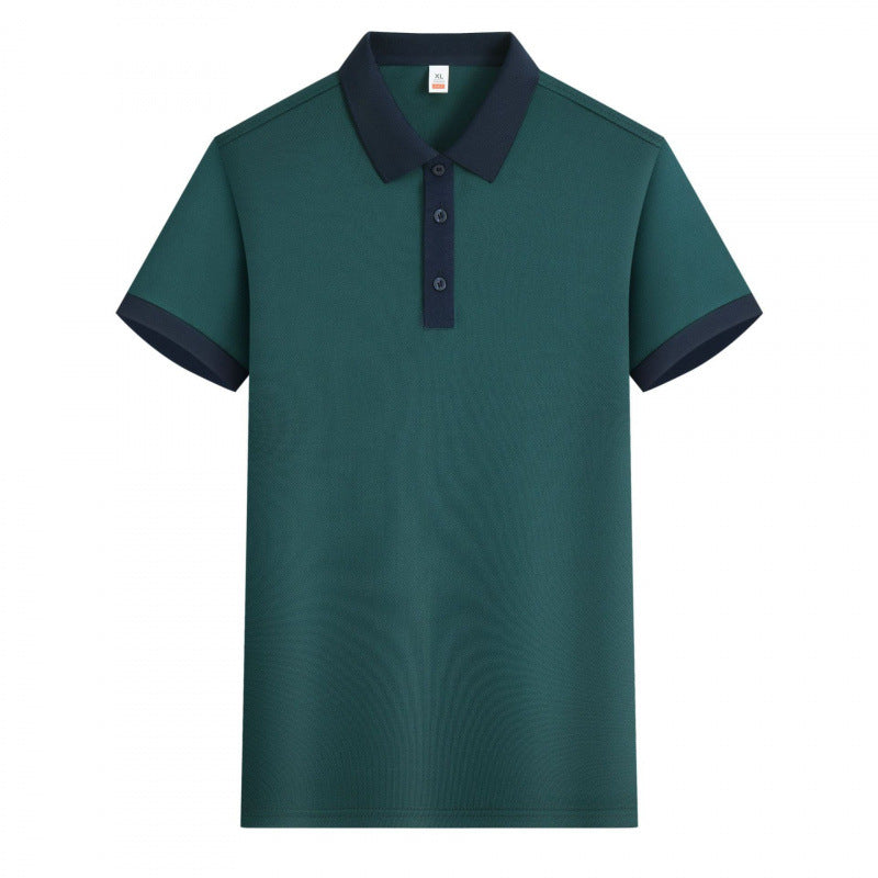 Business Summer Ice Silk Short-Sleeve T-Shirt