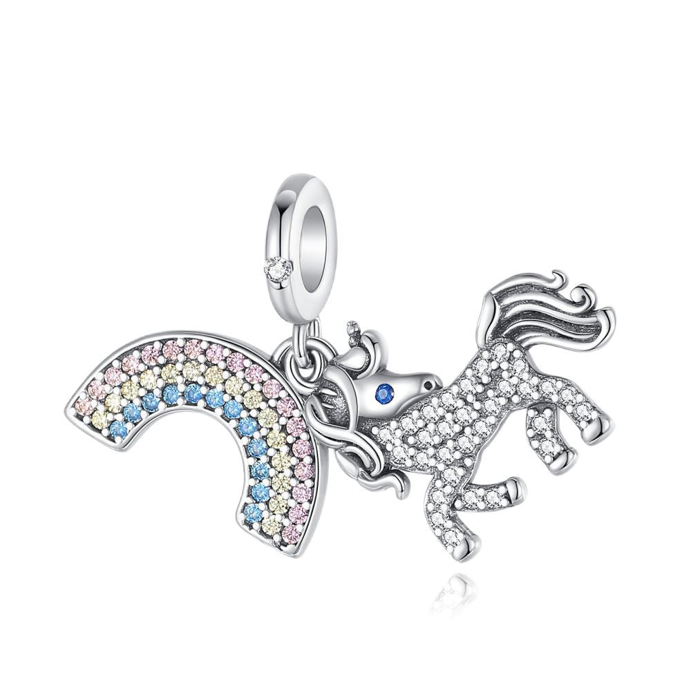 Cute Animal Colorful Oil-Drop Pendant Bracelet Accessory