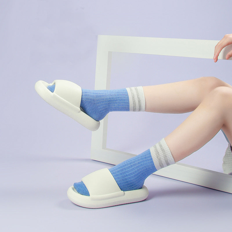 Summer Waterproof Indoor Slippers Thick Soles