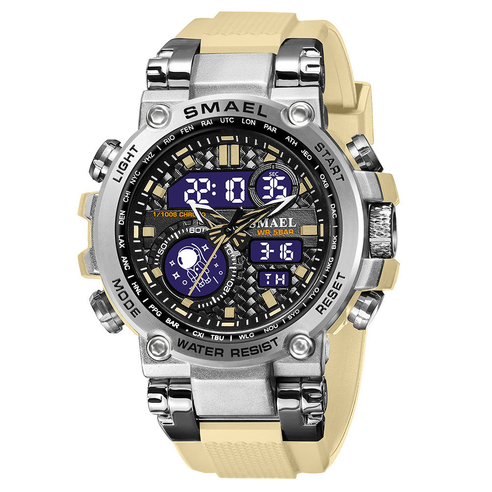 SMAEL Tactical Digital Watch With A Large Dial And Multiple Functions