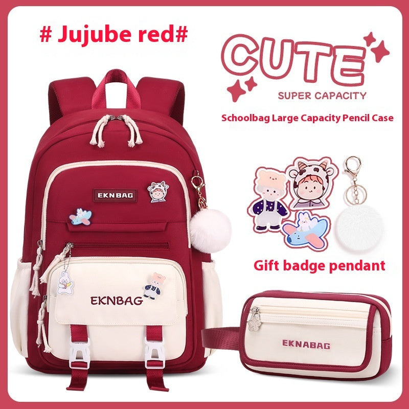Student Children Schoolbag Girls Waterproof Backpack