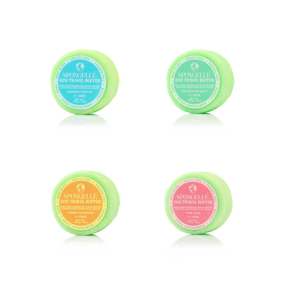 Paquet assorti tampon de voyage écologique