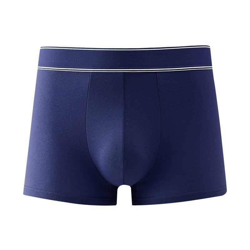 Mens Cotton Boxer Briefs, Simple And Elegant, With Graphene Antibacterial Properties