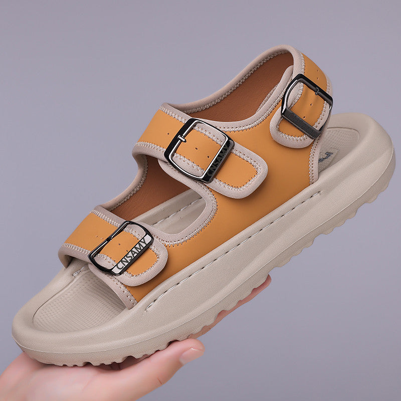 Lightweight Foam Sole Trendy Casual Non-slip Handmade Sandals