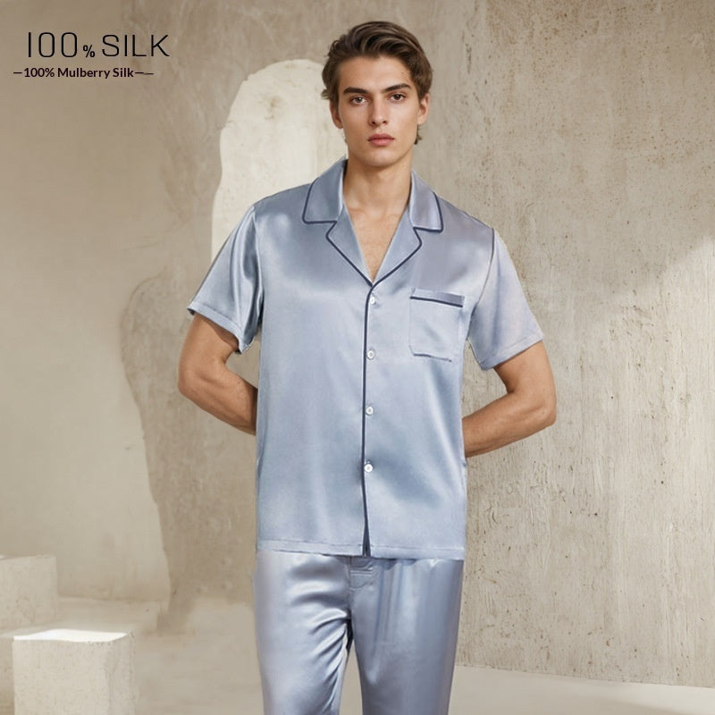 Mumi Heavyweight Silk Pajamas For Men