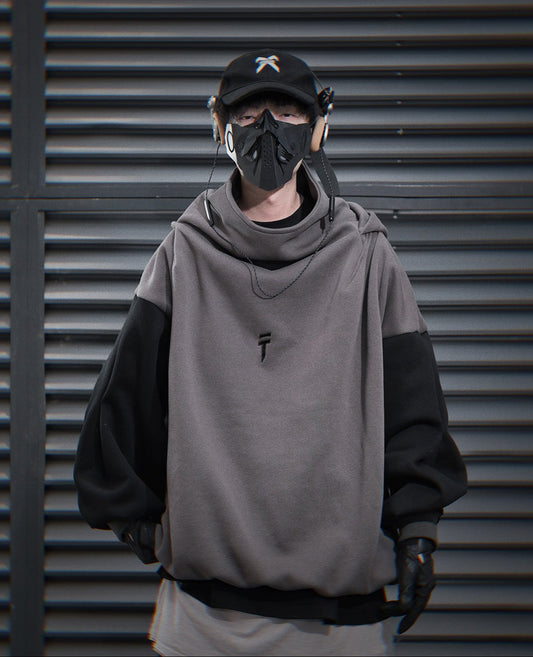 Sweat à capuche T-Tech gris HiH51