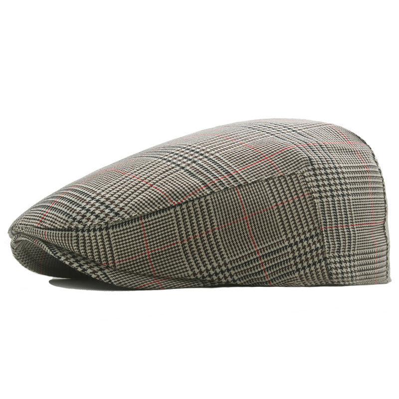Winter Tweed Flat Cap Men's Newsboy Cap Baby British Retro Beret