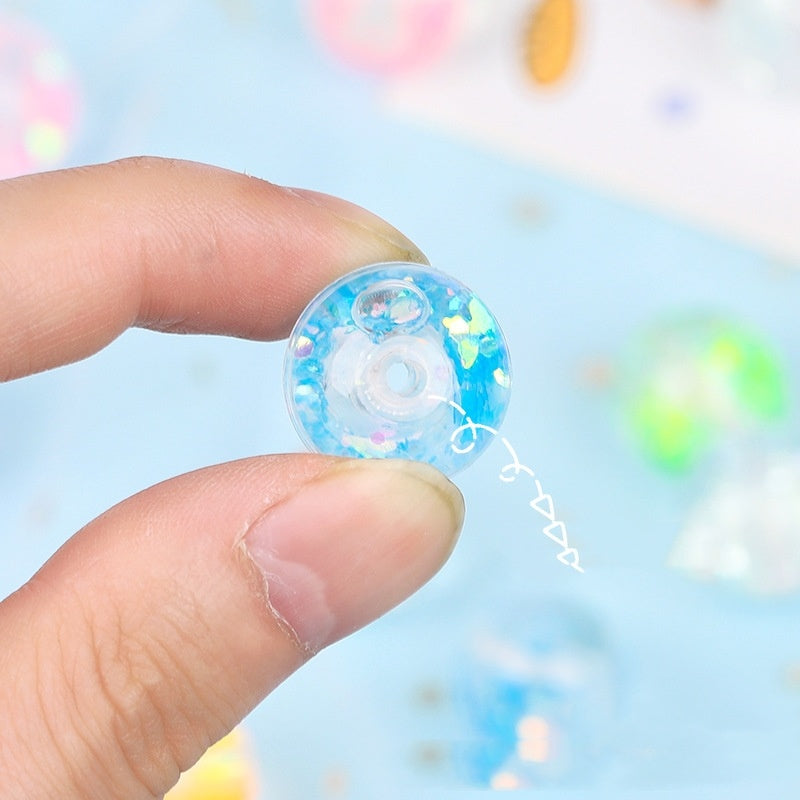 Acrylic Quicksand Ball Jewelry Materials