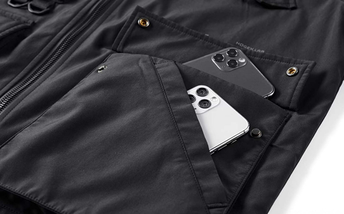 IBJ333 Taktische Matt-Schwarze Jacke