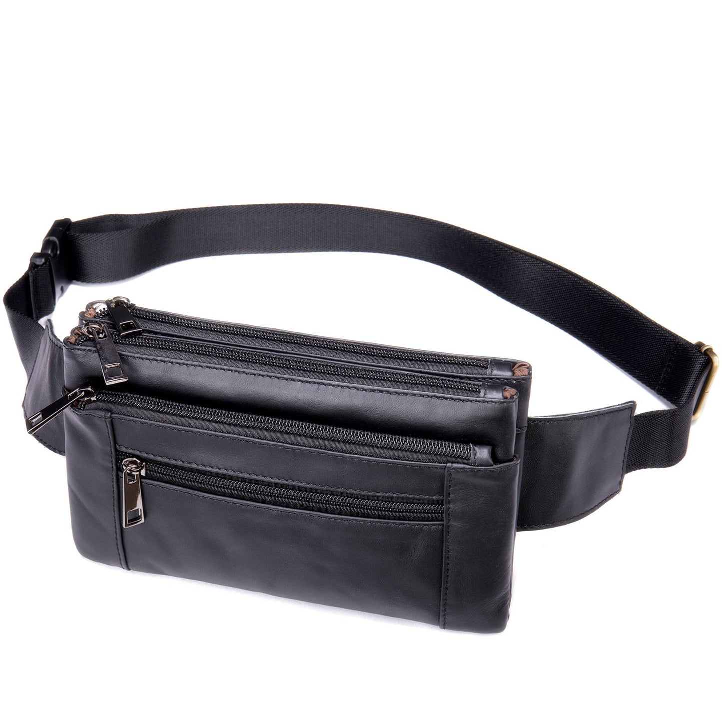 High-end Full-grain Leather Chest Bag