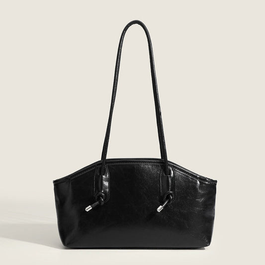Hobo bag for women, black shoulder bag, women's summer fashion shoulder bag, premium texture design casual commuter shoulder bag