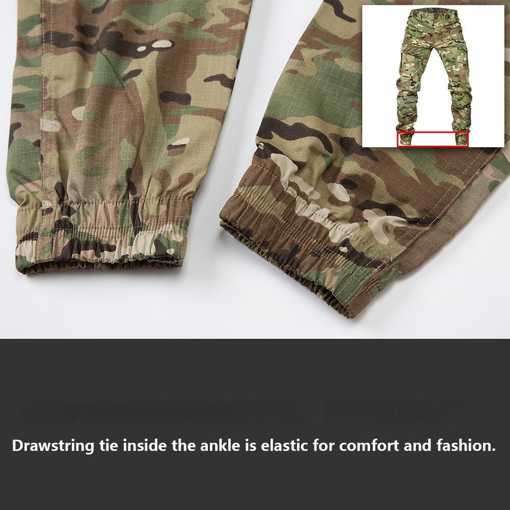 Men's Multi-pocket Camouflage Work Pants