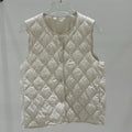 Layered Inner Wear, Short Round-neck Lightweight Down Vest Jacket