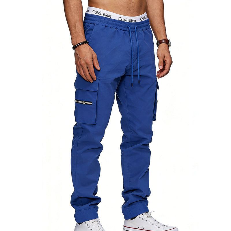 Outdoor Loose Men's Multi-Pocket Casual Sports Pants