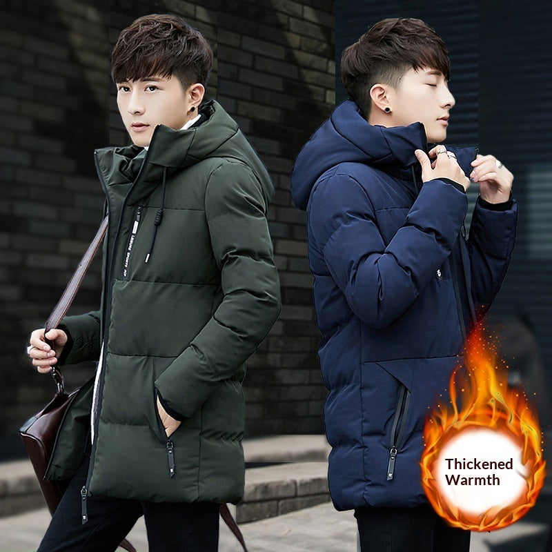 Men's Fashionable Hooded Down Jacket