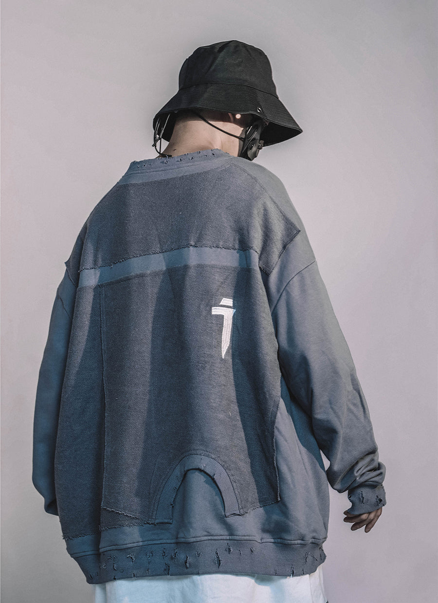HiH14 Industrial Distressed Crewneck