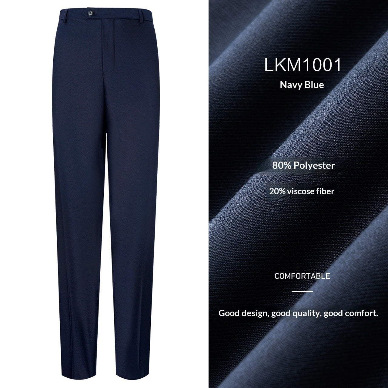 Mens Drapey Dress Pants Business-Casual Formal Wear