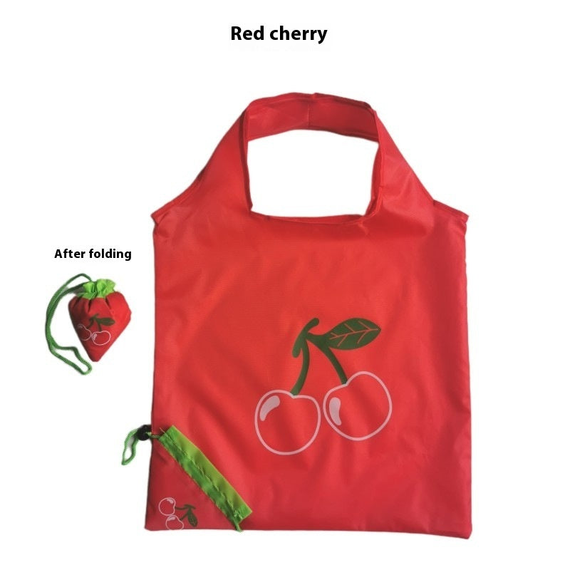 Portable Strawberry Folding Shopping Bag