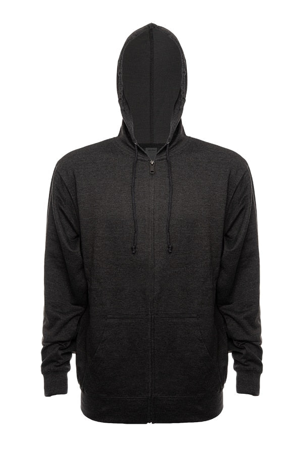 Sweat à capuche zippé en molleton French Terry 4030
