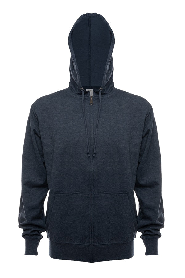 Sweat à capuche zippé en molleton French Terry 4030