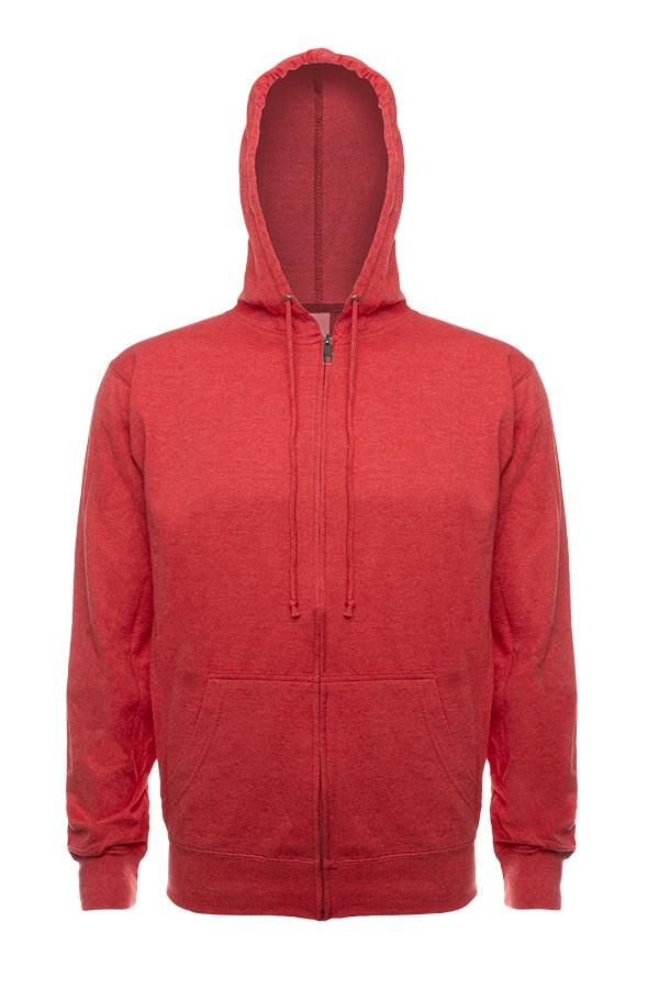 Sweat à capuche zippé en molleton French Terry 4030