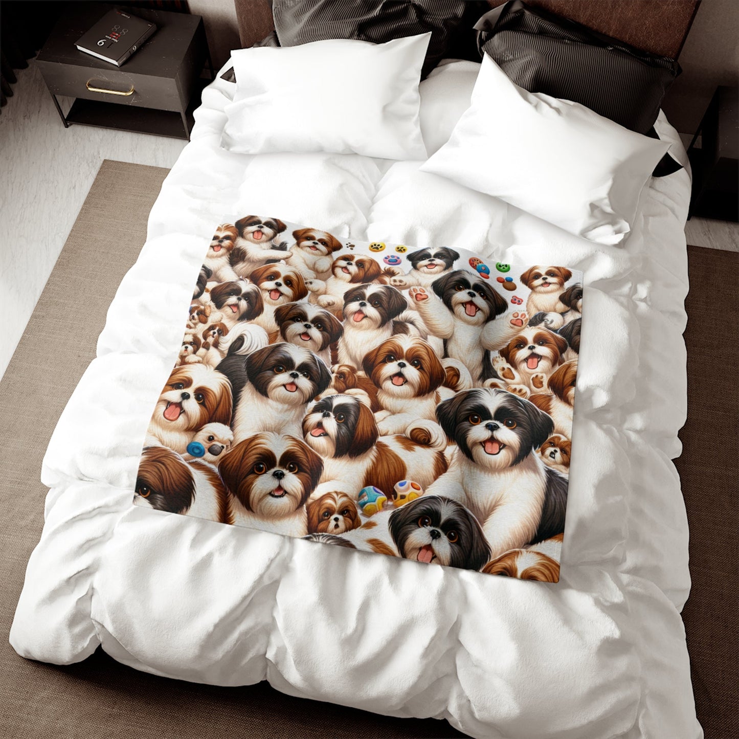 Couverture polaire – Jeté en polaire peluche, 2 options de tailles