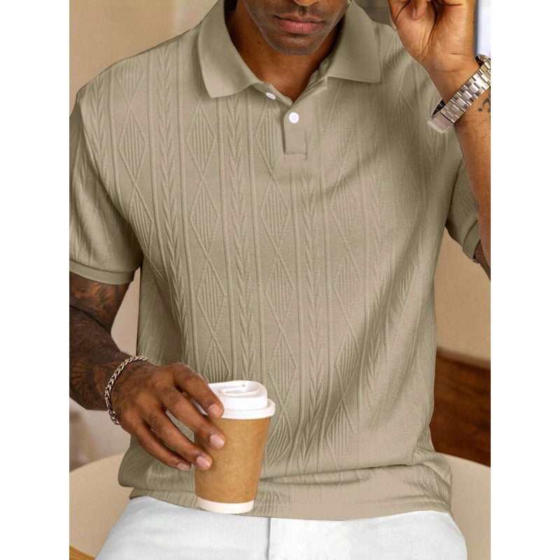 Men's Jacquard Trendy Casual Shirt