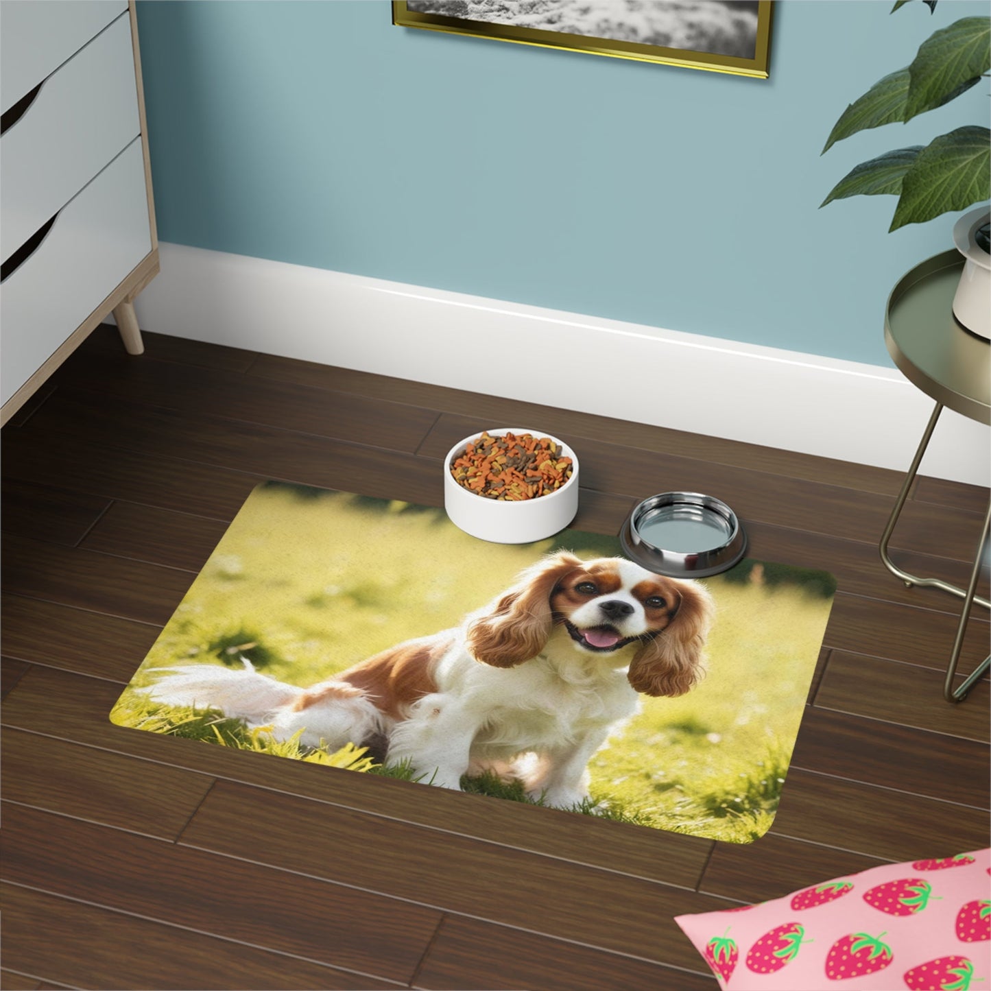 Tapis antidérapant pour animaux de compagnie – Tapis d'alimentation étanche pour chiens