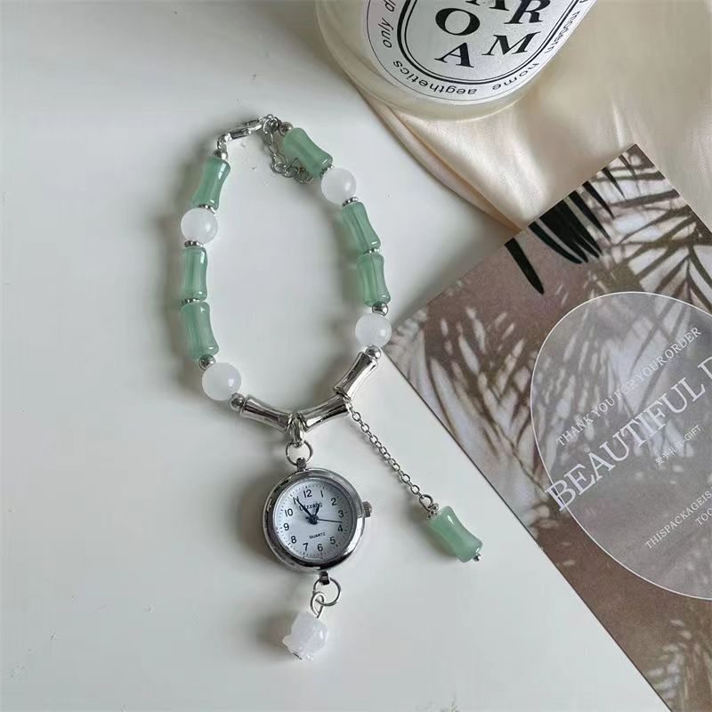 Chinese-style Bamboo Knot Bracelet Quartz Ladies Watch