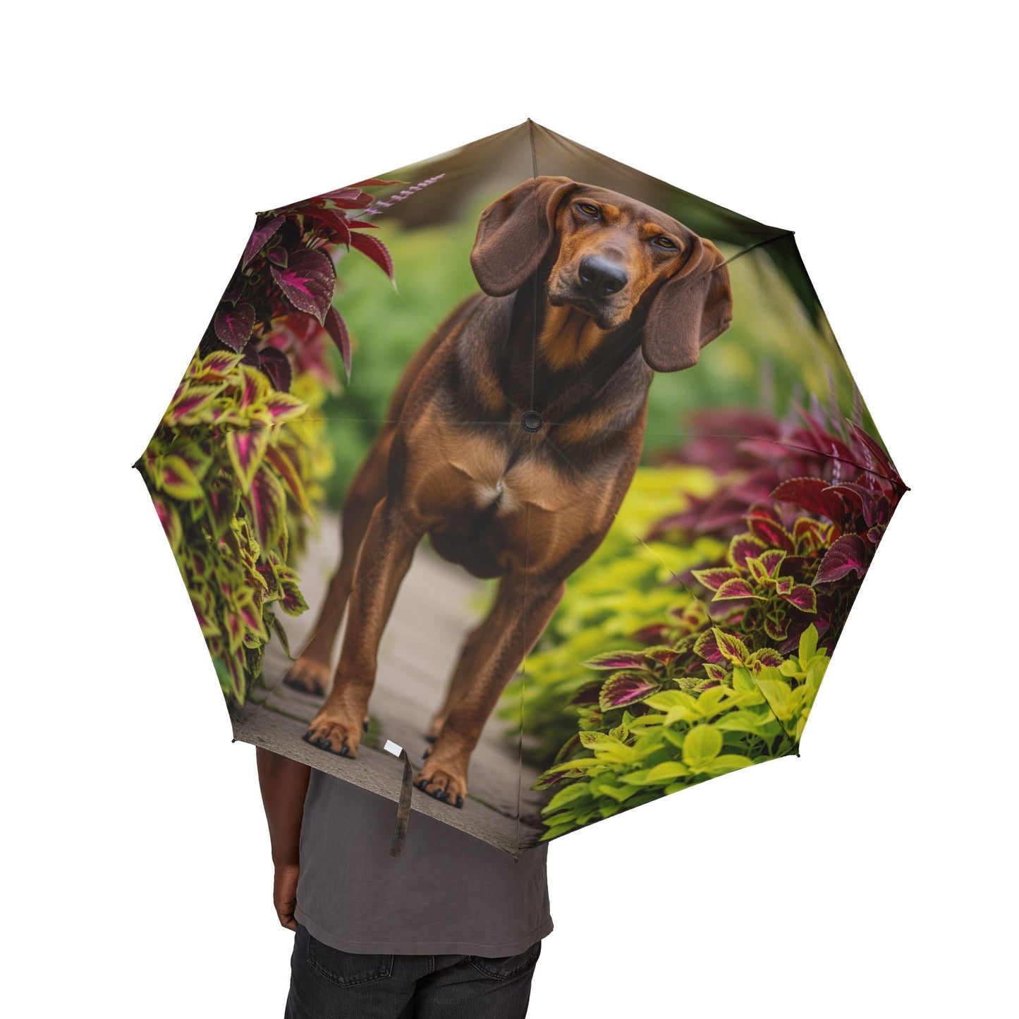 48" Semi-Automatic Umbrella – Windproof Large Travel Rain Umbrella
