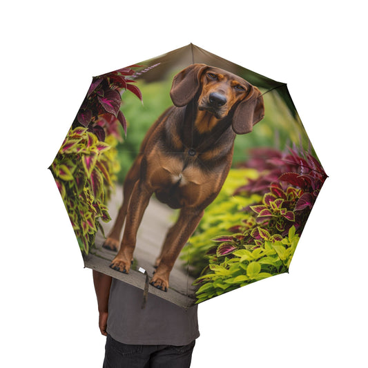 48" Semi-Automatic Umbrella – Windproof Large Travel Rain Umbrella