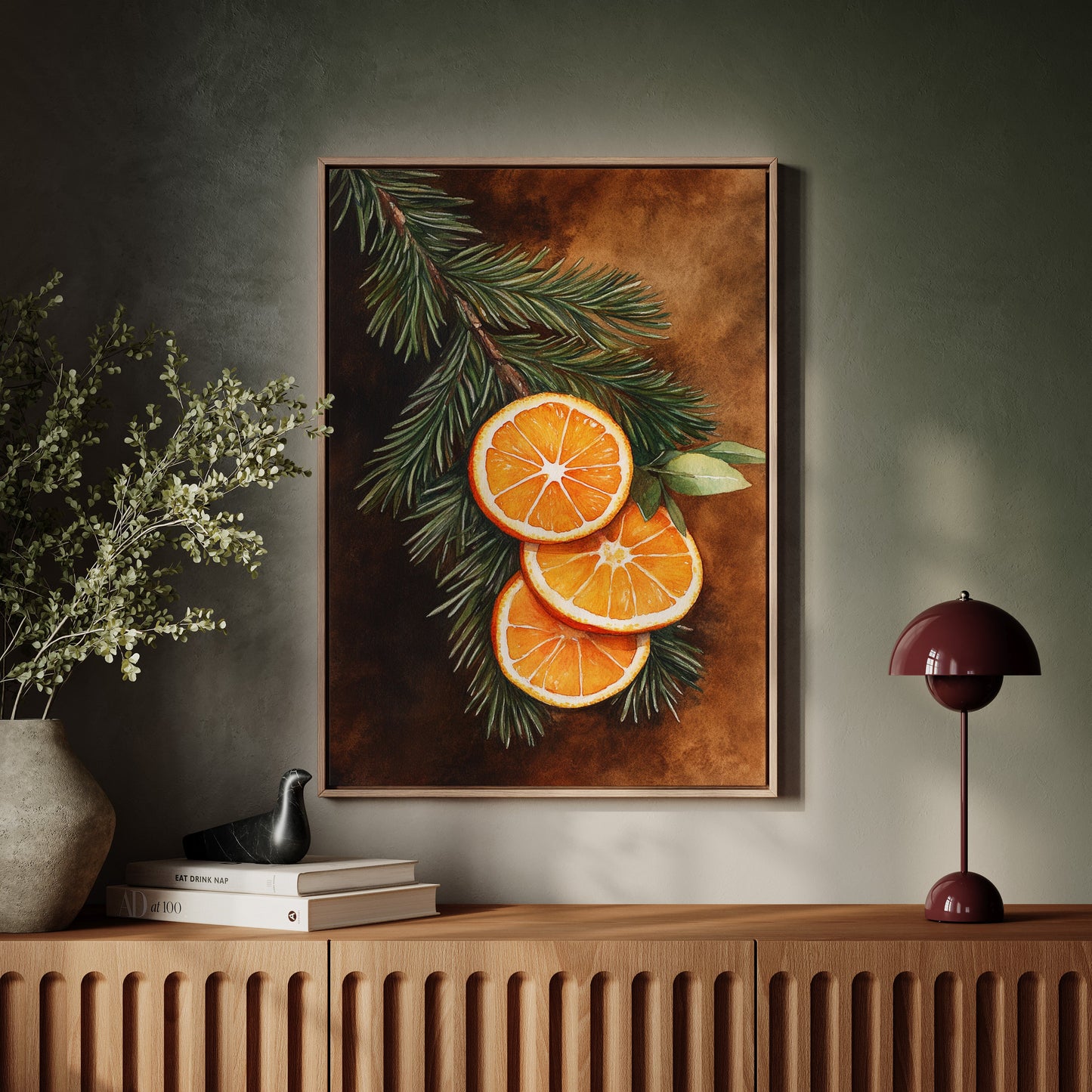 Citrus Meets Evergreen Embrace