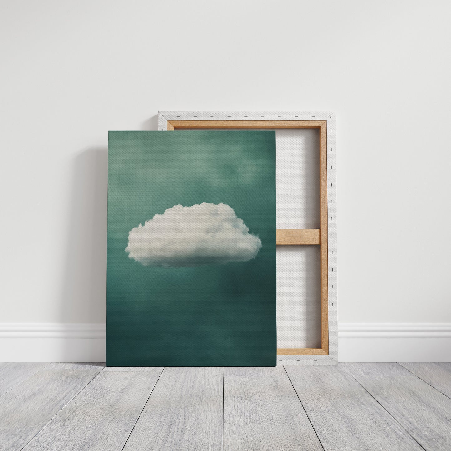 Nuage doux sur ciel écume de mer