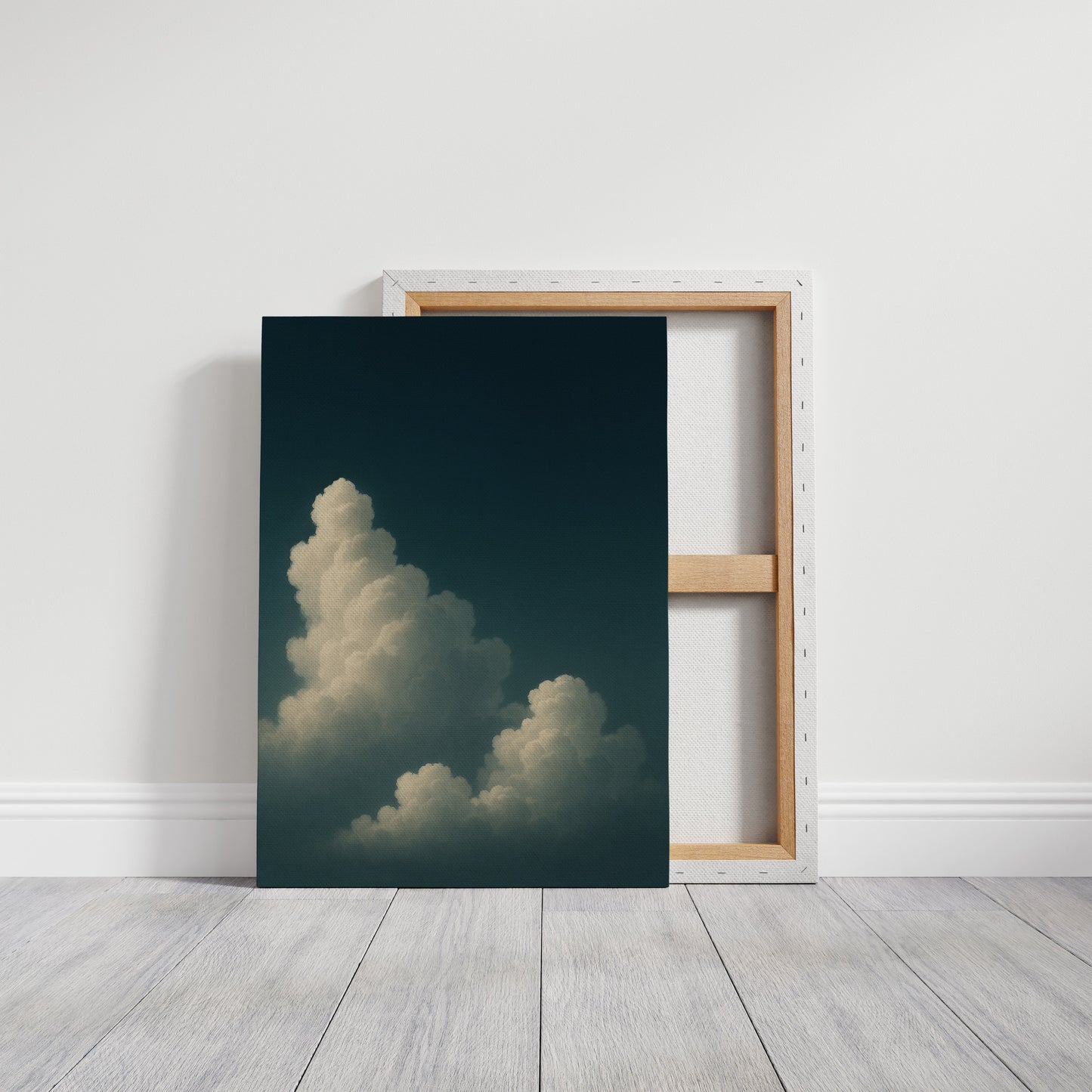 Säulen der Stille in einem dunklen Himmel