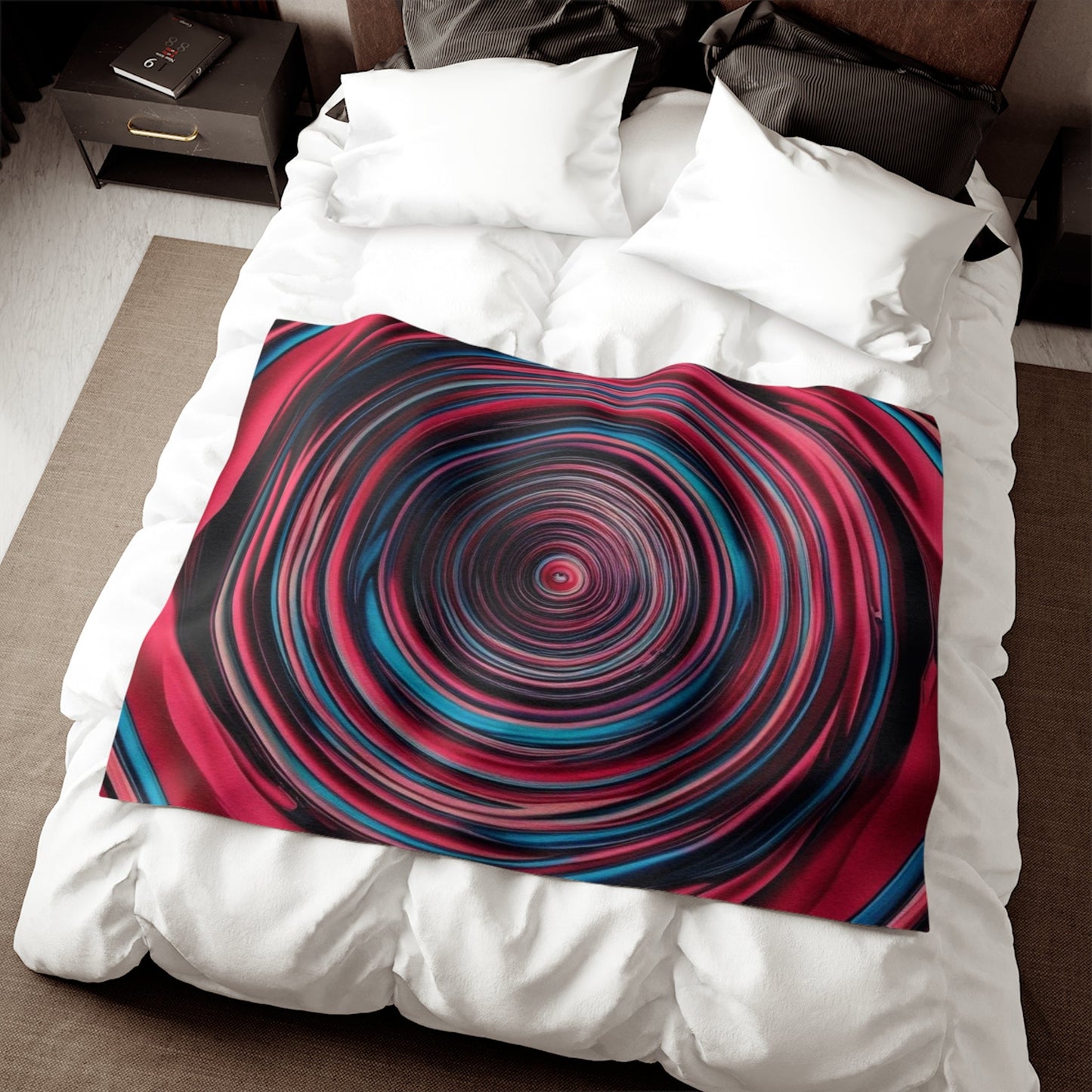 Sweatshirt Blanket – Plush Fleece Throw, 2 Size Options
