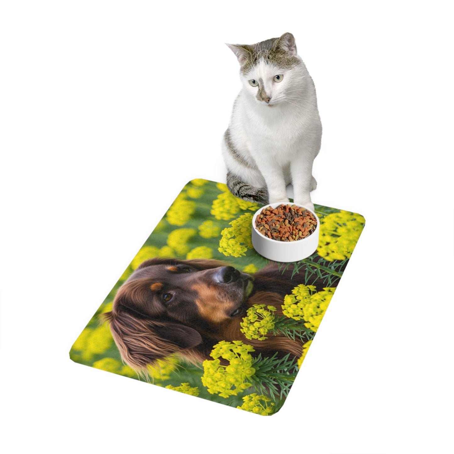 Non-Slip Pet Food Mat – Waterproof Feeding Mat for Dogs