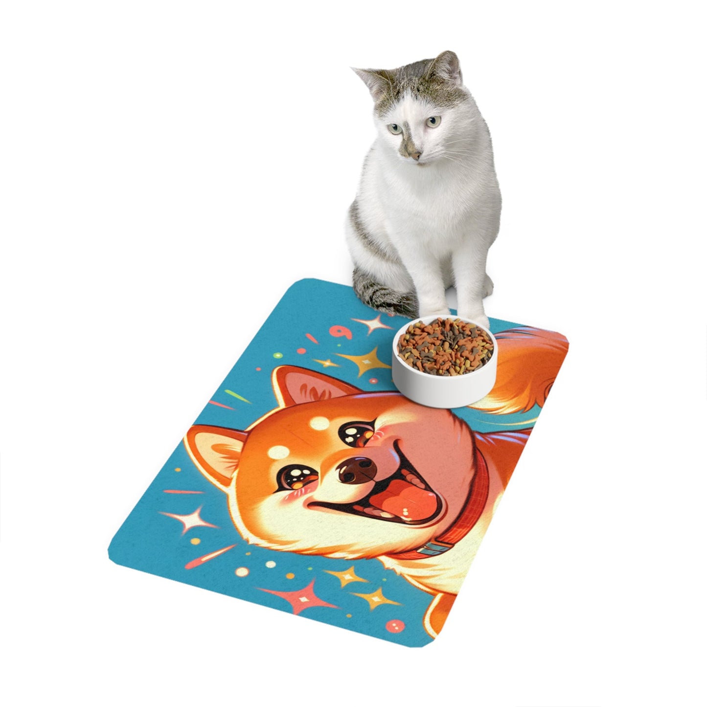 Tapis antidérapant pour animaux de compagnie – Tapis d'alimentation étanche pour chiens