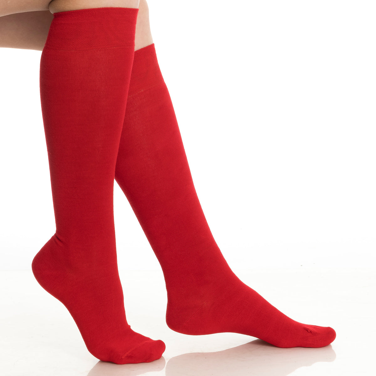 Lot de 4 paires de chaussettes hautes en bambou pour femme