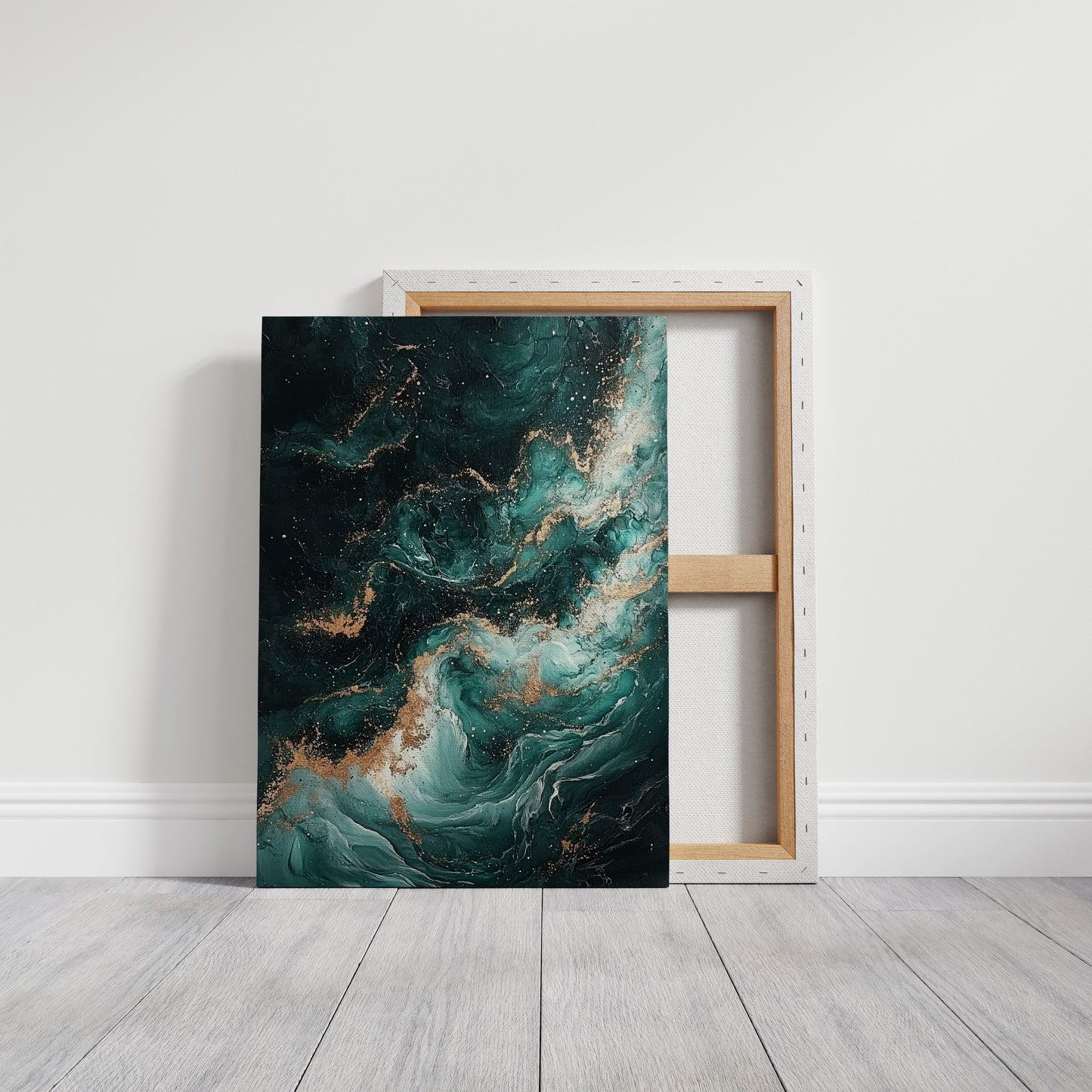 Himmlische Drift in Smaragd und Gold