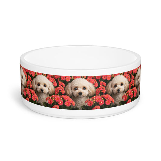 Ceramic Pet Bowl – 16 oz Dog Feeding Bowl